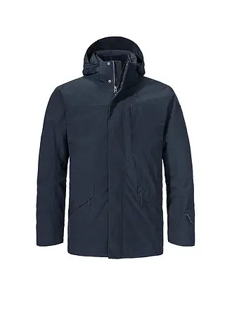 SCHÖFFEL | Herren Winterparka Style Borkol 3in1 Hoodie | dunkelblau